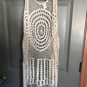 Super cute throw over vest